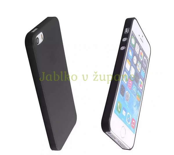 Ultratenký kryt iPhone 5/5S/SE - čierny